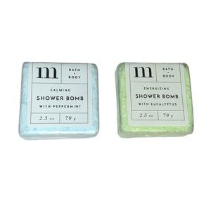 (2) Aromatherapy Bath + Body shower bombs 2.5 oz relieve headaches create energy